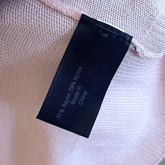 Lane Bryant Ruffled Pink Off The Shoulder Sweater Office Fall School Casual - Picture 4 of 5